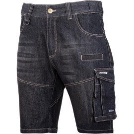 pantalon lucru tip-blugi scurt inchisi - s