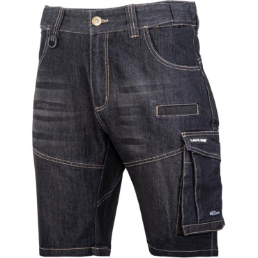 Pantalon lucru tip-blugi scurt inchisi - s