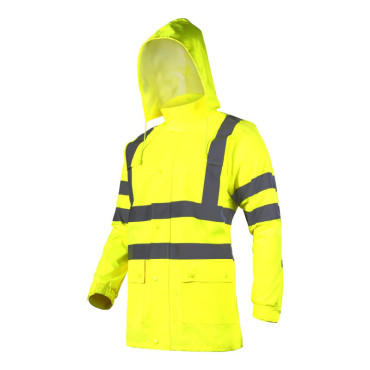 Jacheta reflectorizanta impermeabila / verde - s