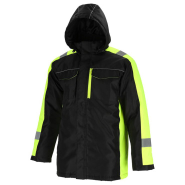 Jacheta captusita cu gluga si reflectorizant - 3xl