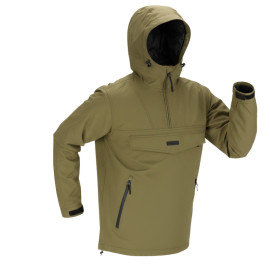 jacheta impermeabila cu gluga si buzunar frontal- 3xl