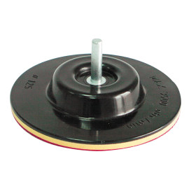 suport disc abraziv auto-adeziv gumat cu tija / 125mm