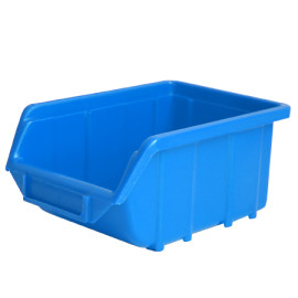 cutie plastic depozitare 155x240x125mm / albastra