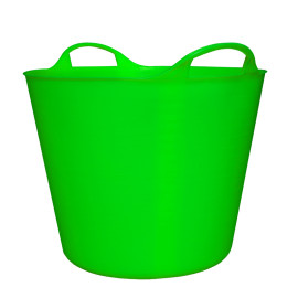 recipient flexibil cu manere - 27l / verde