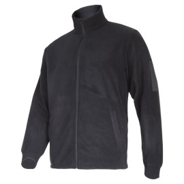 jacheta polar cu buzunar aditional / negru - 3xl