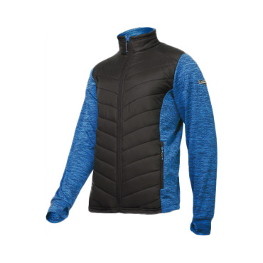 Jacheta cu imprimeu si matlasare / albastru-negru - 3xl