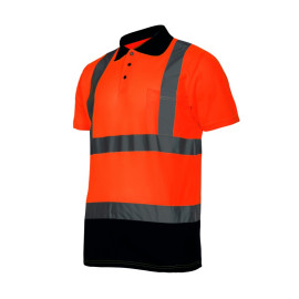 tricou reflectorizant polo / portocaliu - 3xl