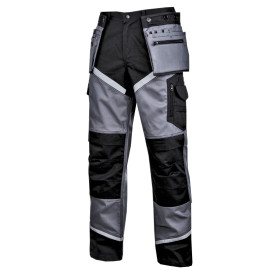 pantalon lucru gros premium negru-gri - 3xl/h-194