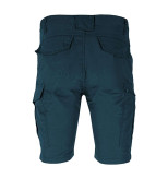 Pantalon slim-fit scurt / albastru - 2xl