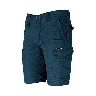 Pantalon slim-fit scurt / albastru - m