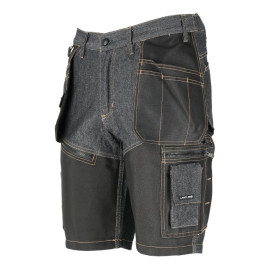 pantalon lucru tip-blugi scurt intarit / inchis - 2xl