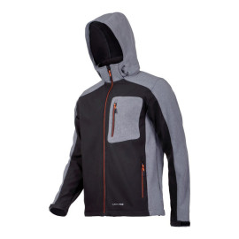 jacheta elastica cu gluga / negru - 2xl