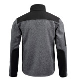 Jacheta elastica tip-pulover / gri-negru - 2xl