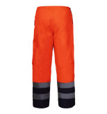 Pantalon reflectorizant captusit / portocaliu - l