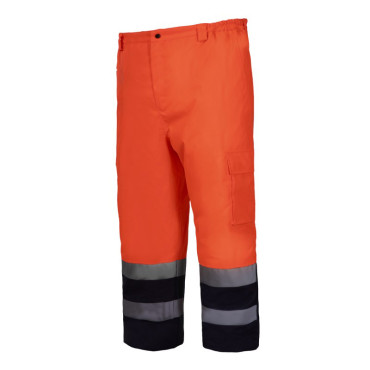 Pantalon reflectorizant captusit / portocaliu - xl