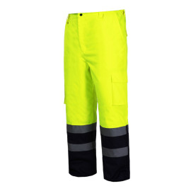 pantalon reflectorizant captusit / verde - 3xl