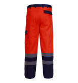 Pantalon reflectorizant / portocaliu - m