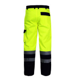 Pantalon reflectorizant / verde - 3xl