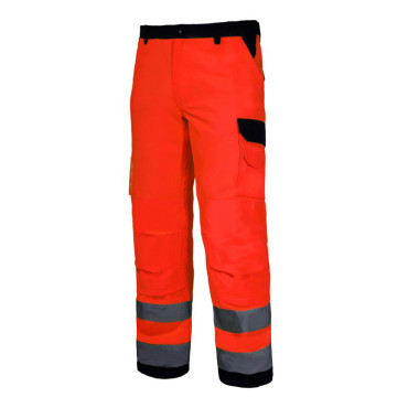 Pantalon reflectorizant premium / portocaliu - m