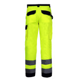 Pantalon reflectorizant premium / verde - 2xl