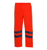 Pantalon reflectorizant impermeabil / portocaliu - l
