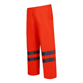 pantalon reflectorizant impermeabil / portocaliu - 3xl