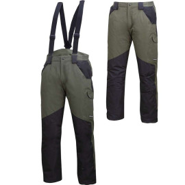pantalon multifunctional cu bretele / kaki - 2xl
